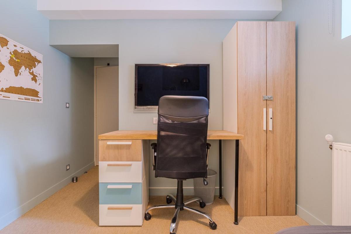 Gd appt T5 avec bureau jardin et parking en centre ville Toulouse Exteriör bild